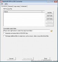 ApinSoft PDF to EXE Converter screenshot